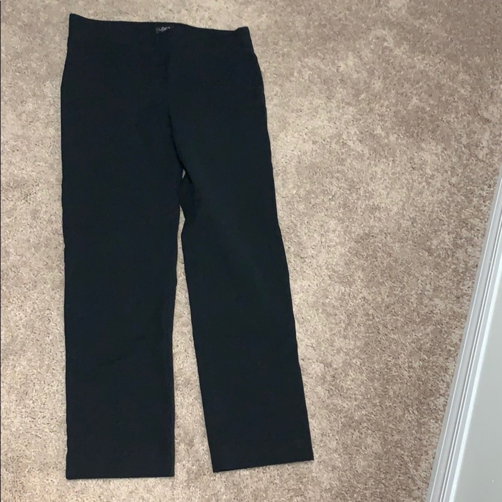 Loft black dress pants